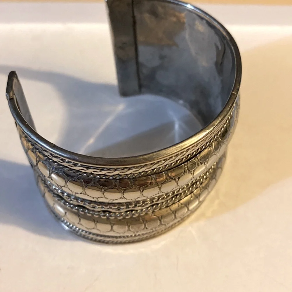 Cuff Bracelet, Minimalist, Bangle, Boho, Snake, Hammered, Chunky, Vintage